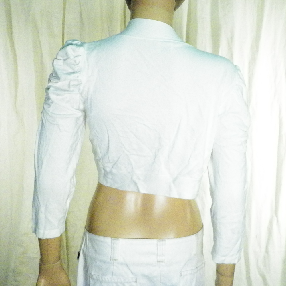 Gilet Femem Blanc CAMAÏEU Taille Estimée M. - Photo 1
