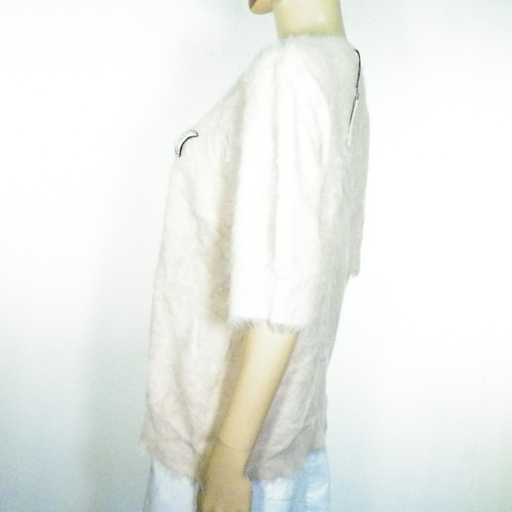 Pull Femme Rose Pâle UN JOUR AILLEURS T5. - Photo 2