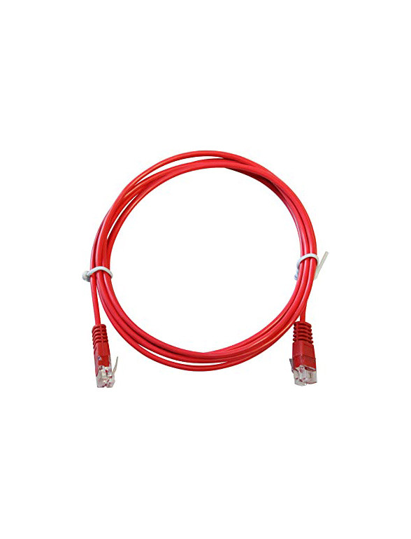 Câble Ethernet Rj45 - Cat 5E - Rouge - 2M