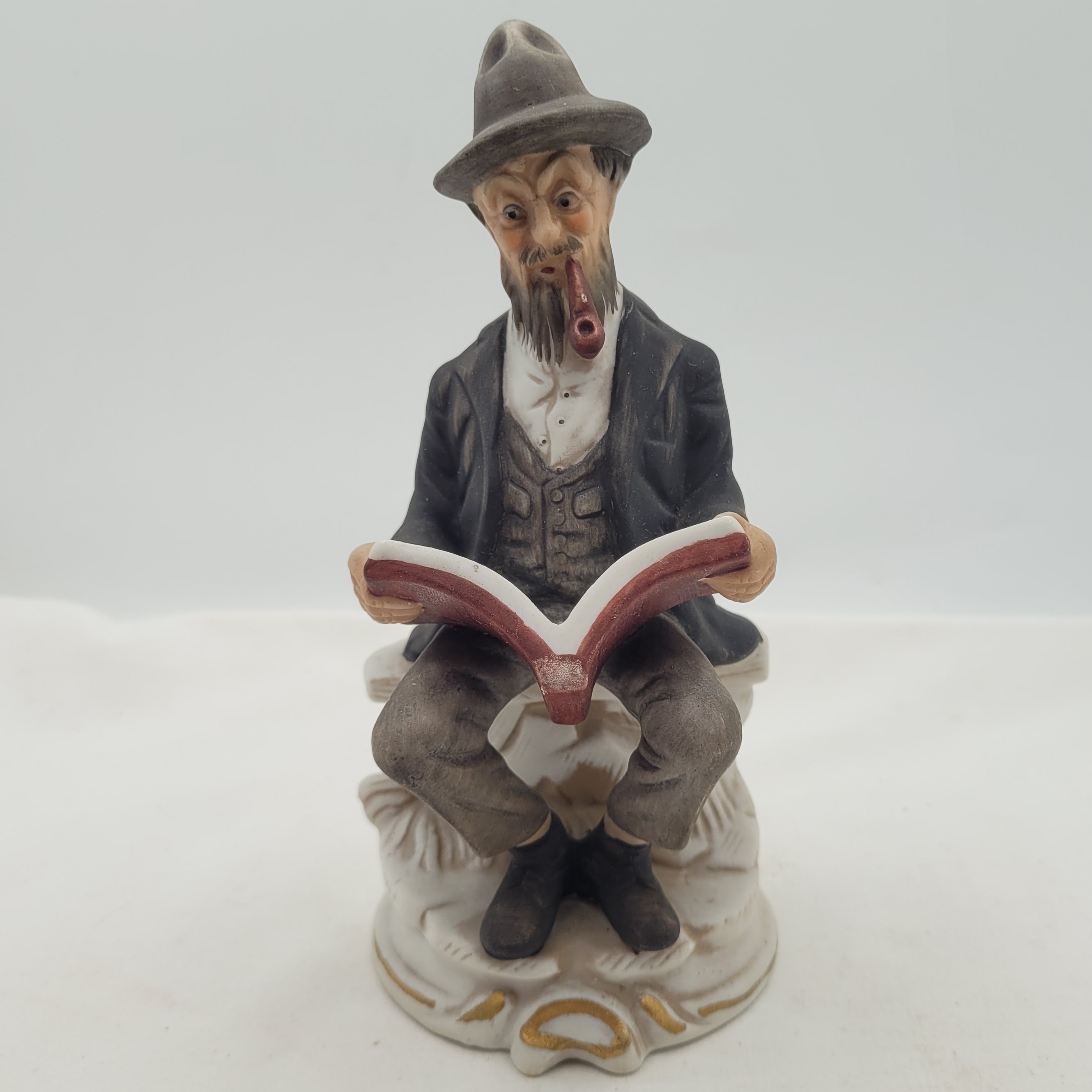 Lot de deux Statuettes en porcelaine vintage  - Photo 2