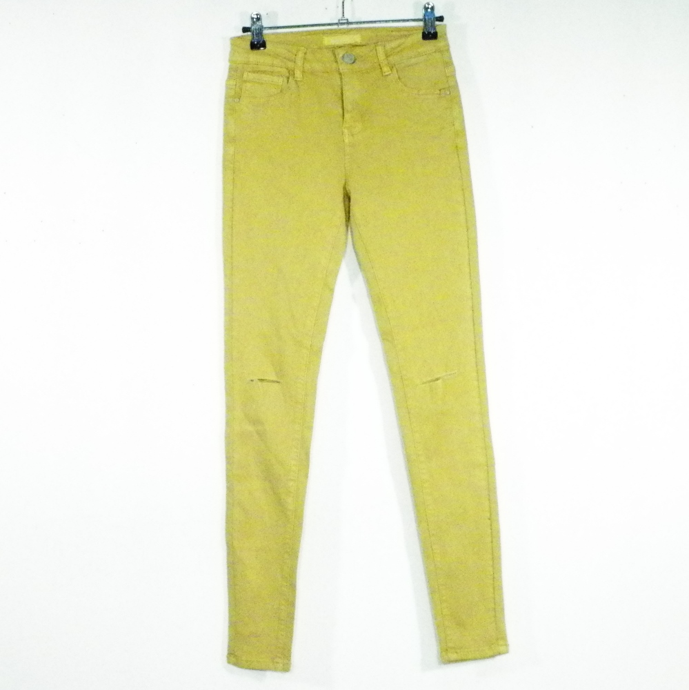 Jean's Moutarde NINA CARTER Taille Estime 32 - Label Emmaus - Modalova