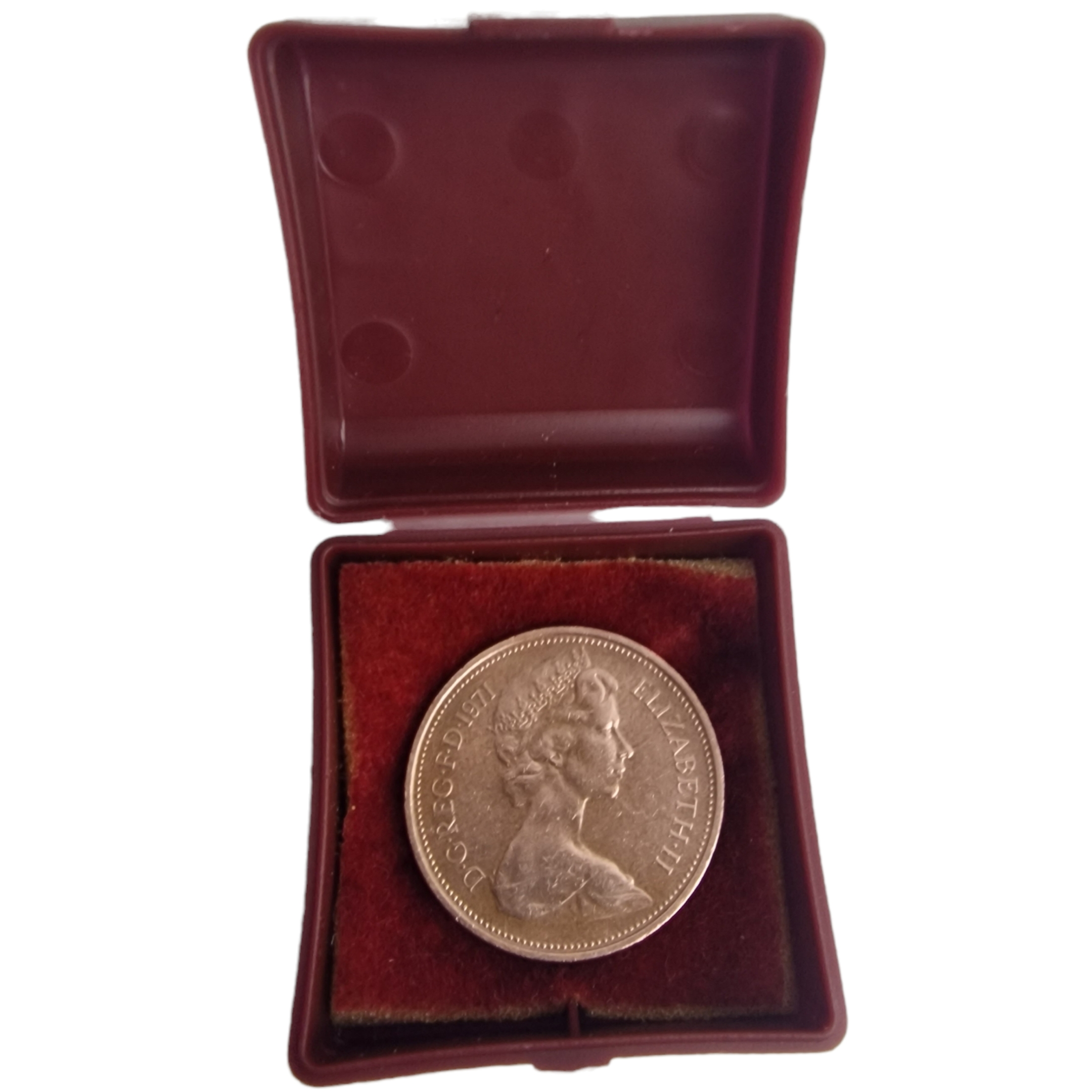 2 new Pence Elisabeth II 1971 