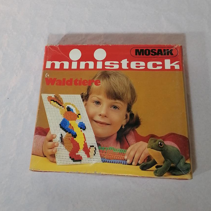 Jeu Ministeck Mosaik - Waldtiere 1980 - Bon état sur Label Emmaüs