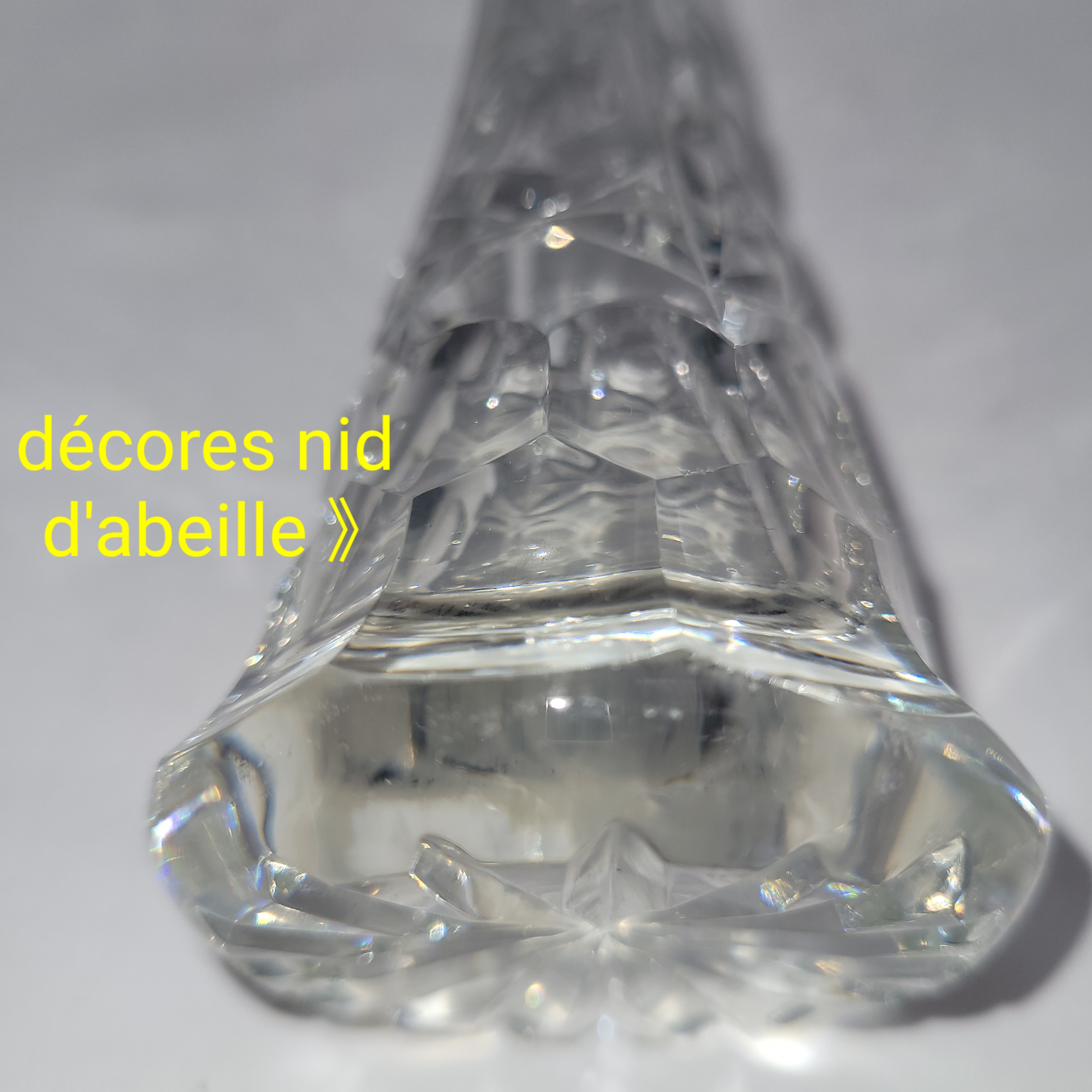 Vase en cristal tailler qualités Allemande - 