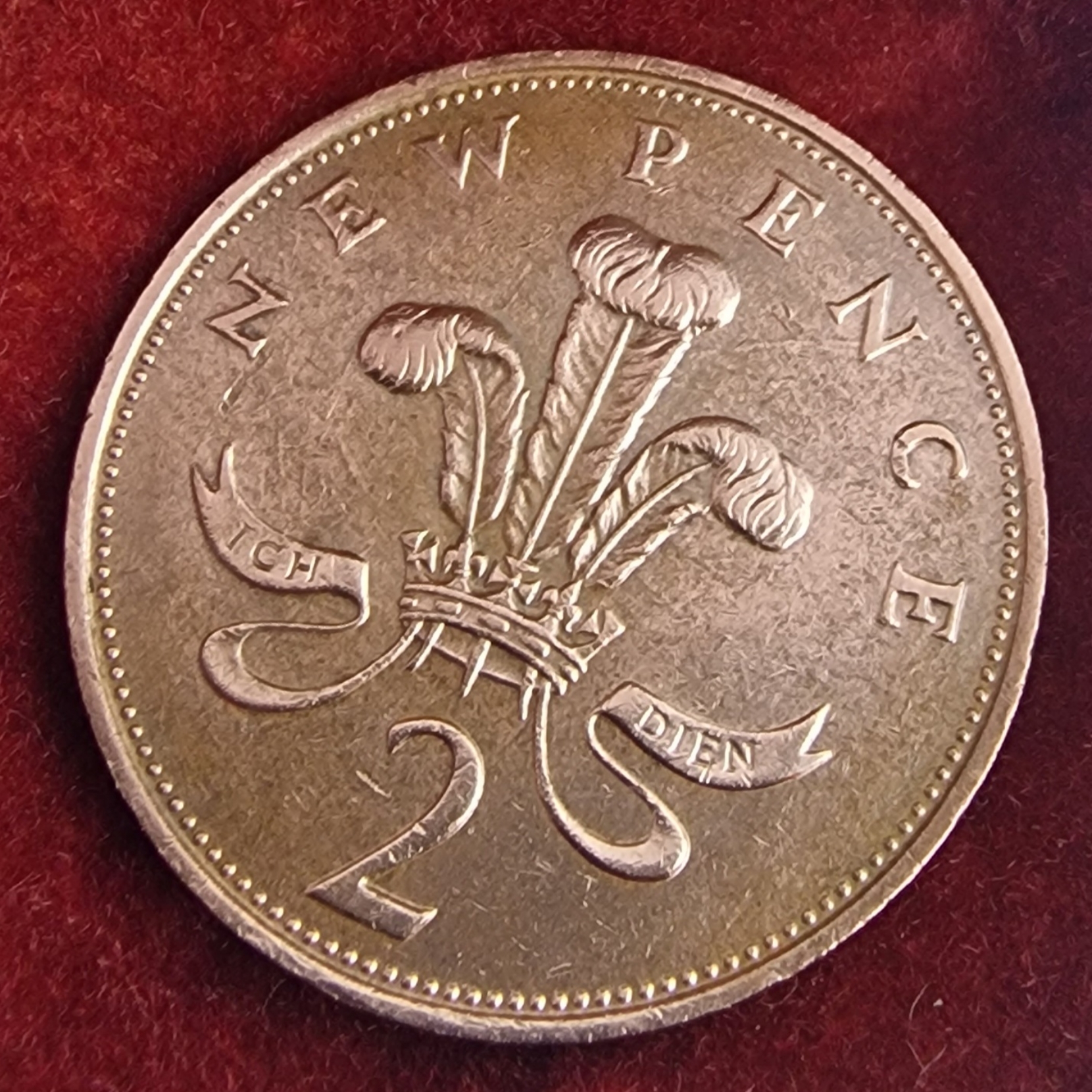 2 new Pence Elisabeth II 1971 